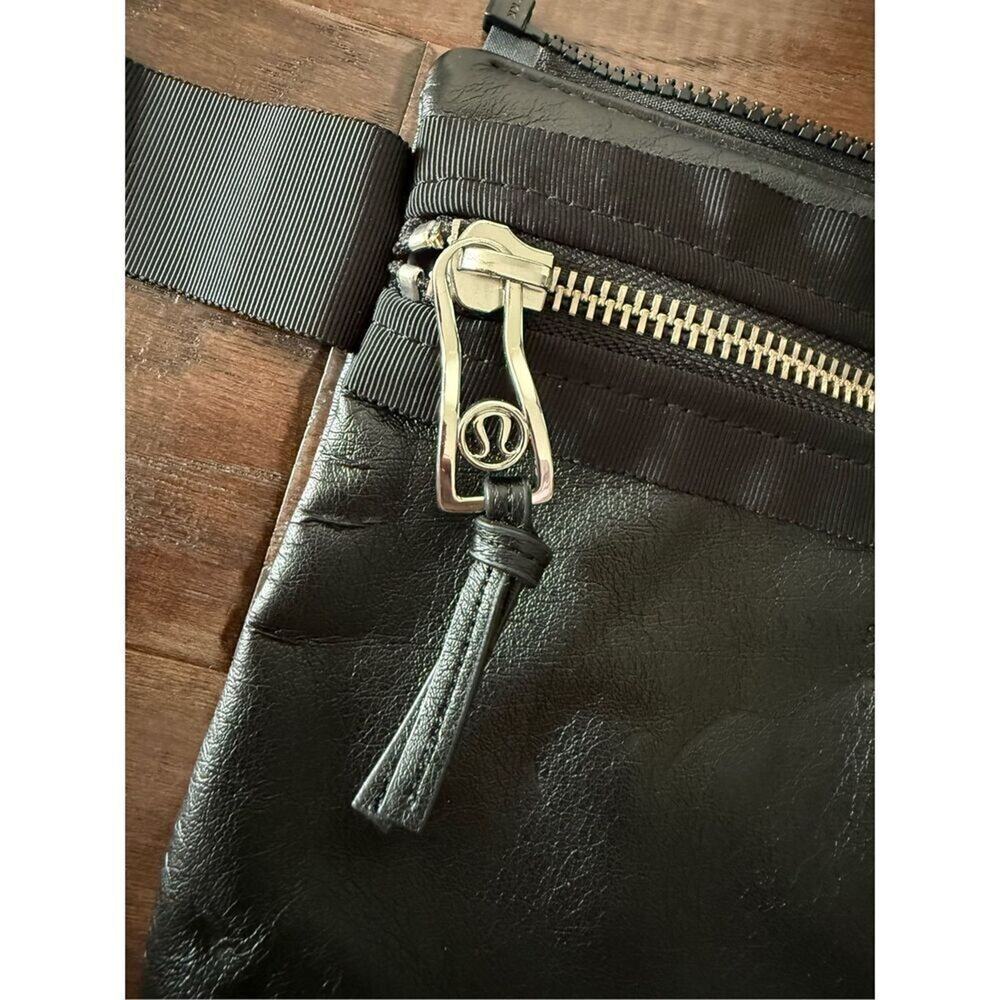 Lululemon Faux Leather Clutch Zipper Mini Bag